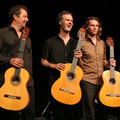 Benefiz Konzert in der Werkstatt der Kulturen<br>Ulrich Gottwald El Rizos, Carlos El Canario, Rayko Schlee und Zamna�Urista Rojas - Foto: Daniela Incoronato